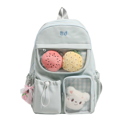 Funktionaler Plüsch-Aufbewahrung-Rucksack Brehn