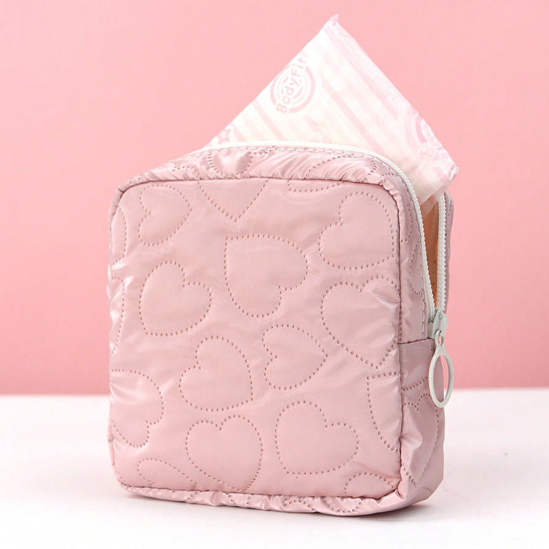 Praktische Kosmetiktasche mit Herzmotiv Brehn