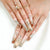 Kunstnagelset mit luxuriösen Glitzer- und Tiermotiven Brehn