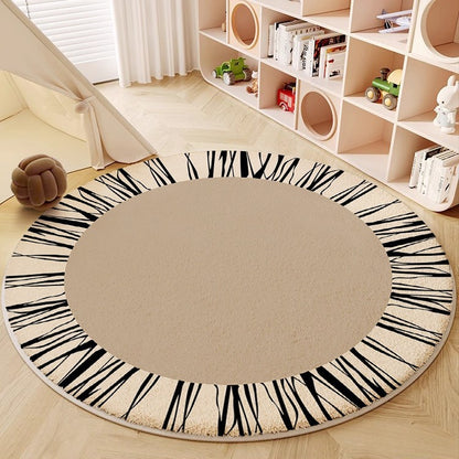 Abstract Circular Area Rug Brehn