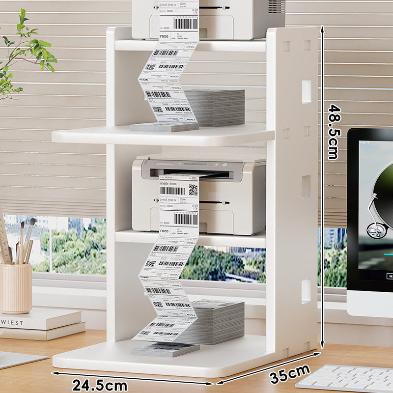 Desktop-Drucker-Ständer-Organizer mit Papierstapel-Regal