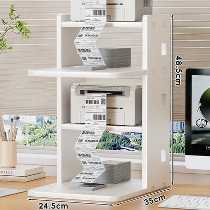 Desktop-Drucker-Ständer-Organizer mit Papierstapel-Regal