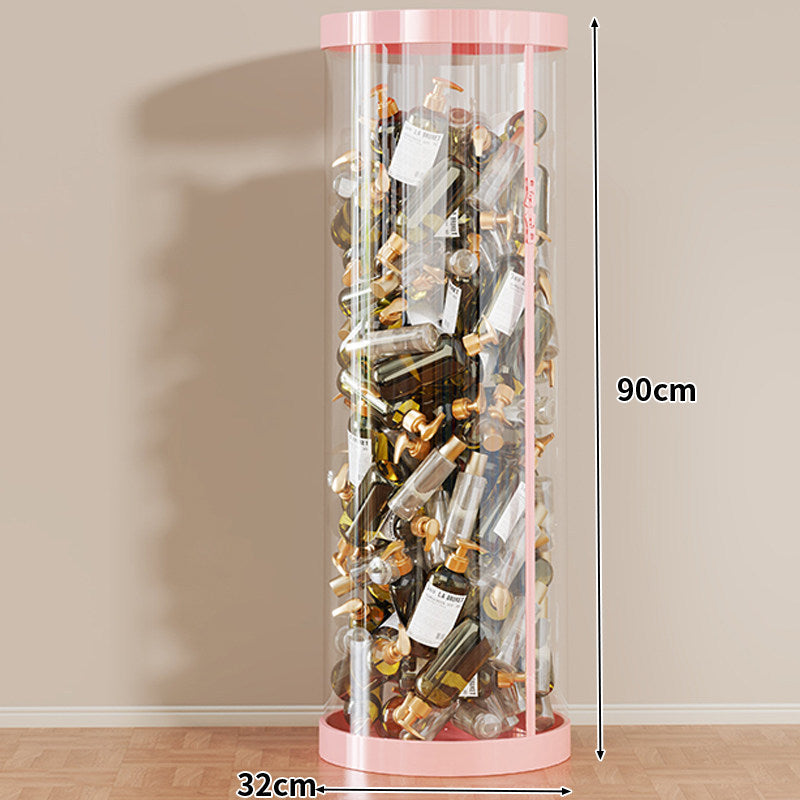 Hohe klare acryl vertikale Display-Zylinder für Mini-Parfüm- & Probeflaschen-Sammlung