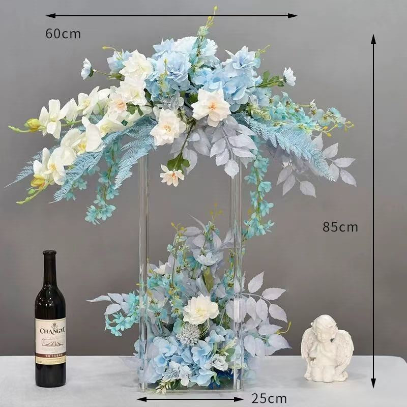 Elegante Blumenzentrale Vase