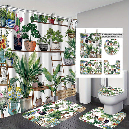 Digital Bow Pattern Badezimmer Dekor Set Brehn