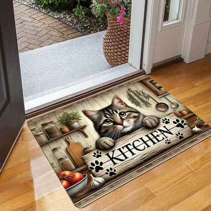 Niedliche Katzenthemen Fußmatte Brehn