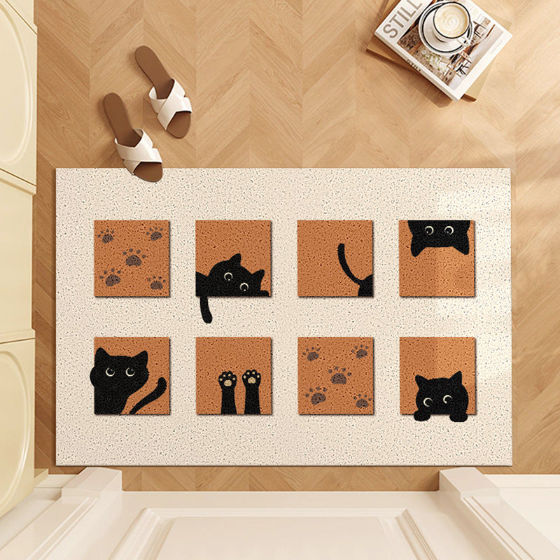 Verspielt Katzen-Themen Fußmatte