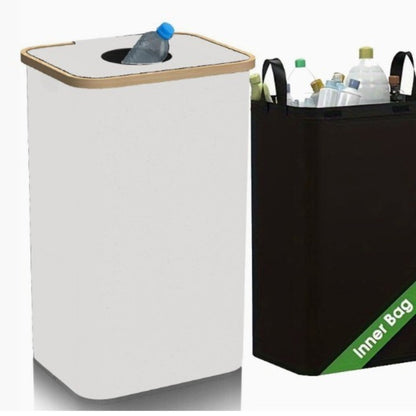 Multifunktionale Wäscheaufbewahrungsbox mit Bambusdeckel Brehn