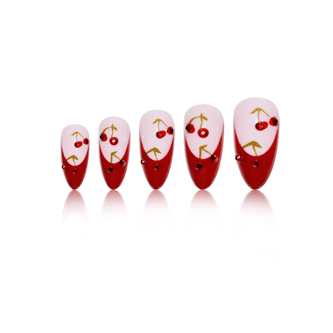 Dekorative Stiletto Nagelkunst Brehn