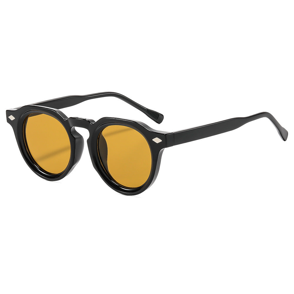 Retro-inspirierte runde Rahmen Sonnenbrille Brehn