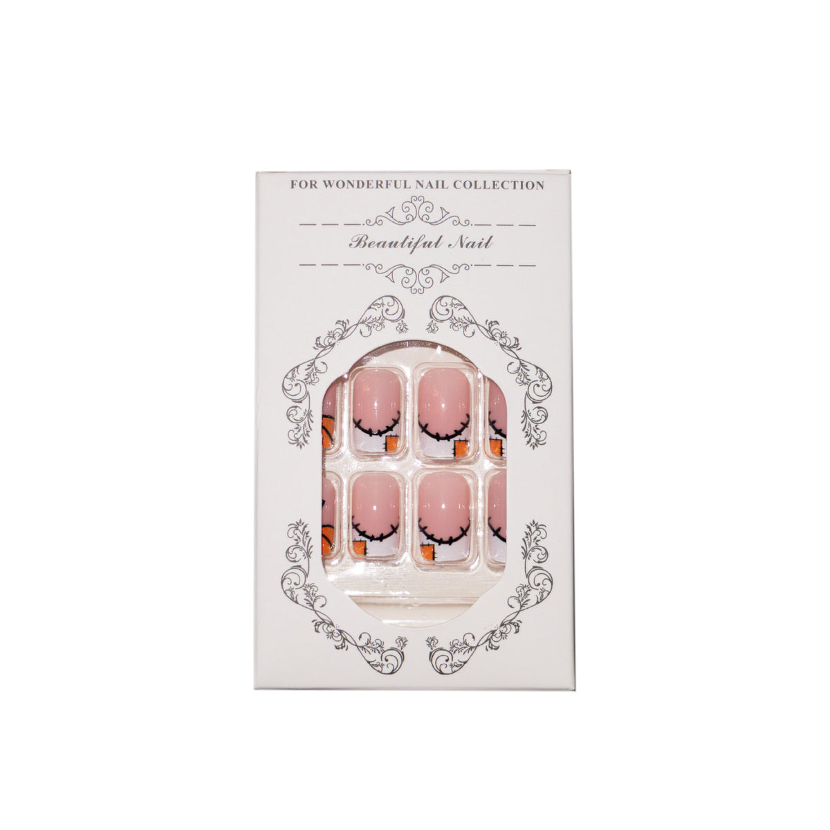 Halloween-Themen Press-On Nagelkunst Set Brehn