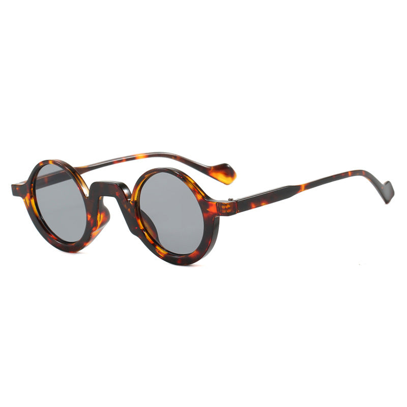 Damen runde Sonnenbrille mit innovativem Design und UV-Schutz Brehn