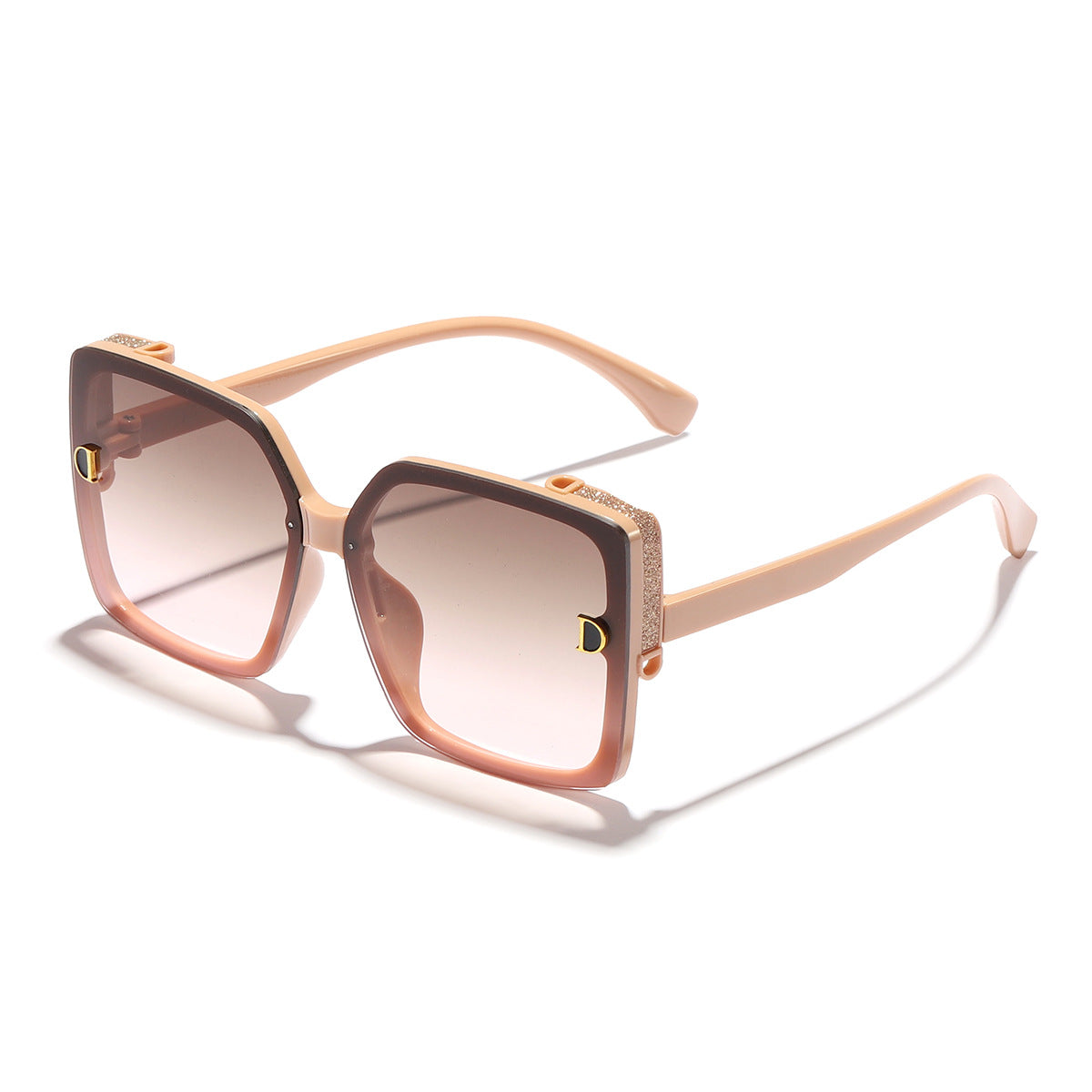 Damen Designer-Sonnenbrille mit luxuriösem Rahmen und glitzernden Details Brehn