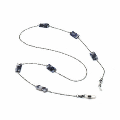 Elegante mit Perlen akzentuierte Brillenhalterkette Brehn