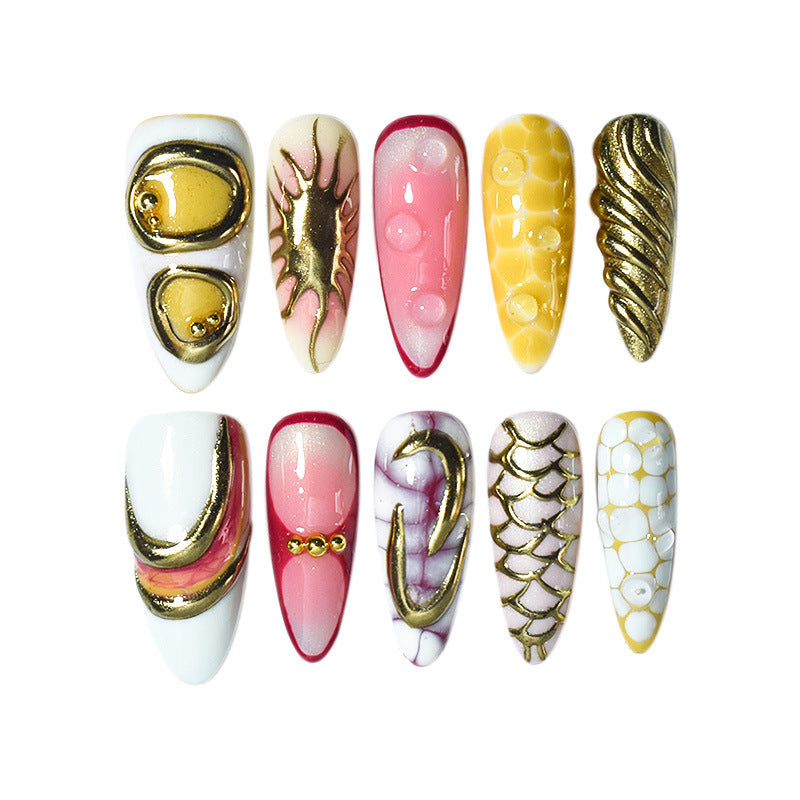 Premium 3D Nagelkunst Tipps Brehn