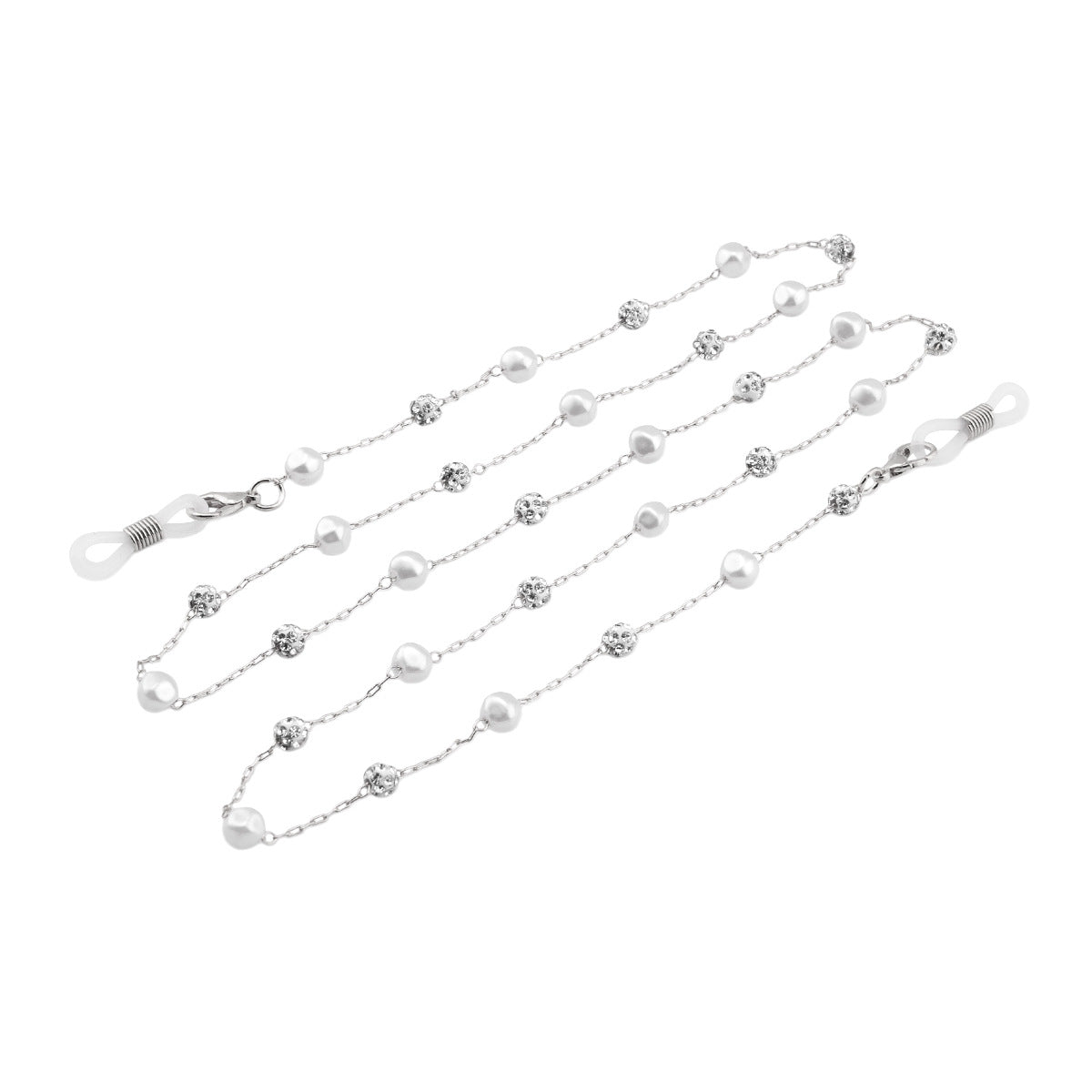 Elegante Kristall- und Perlenbrillenketten Brehn