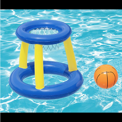 Unisex Aufblasbares Wasser-Spielset mit Volleyball- und Basketballnetz Brehn