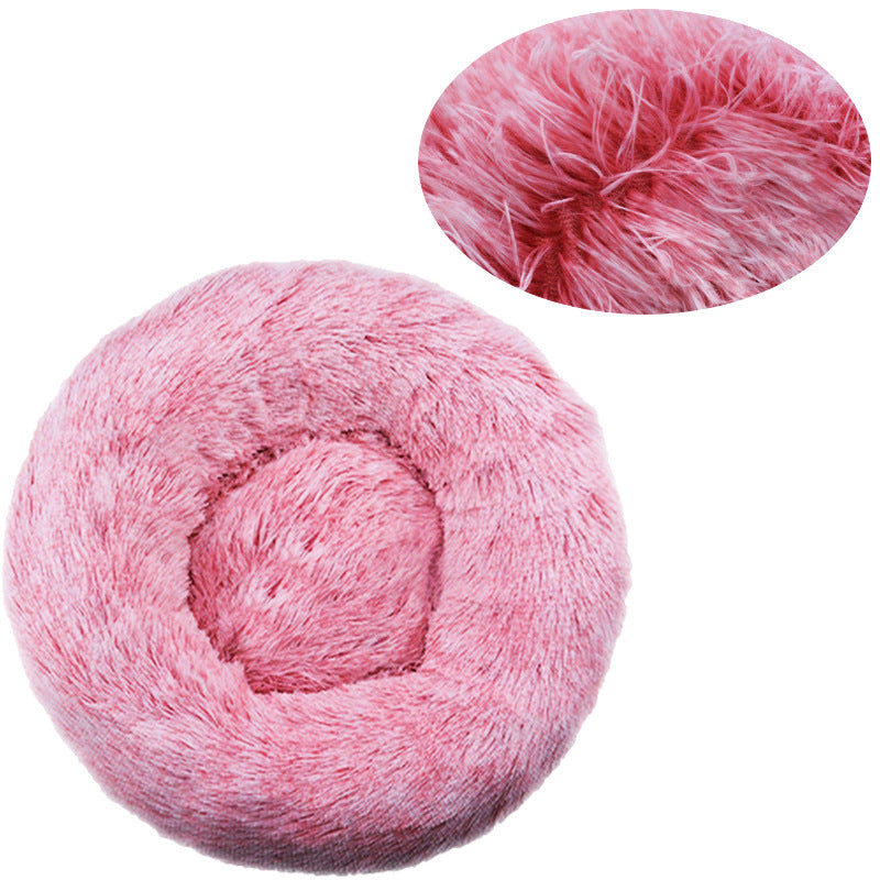 Runder Fuzzy Hundebett