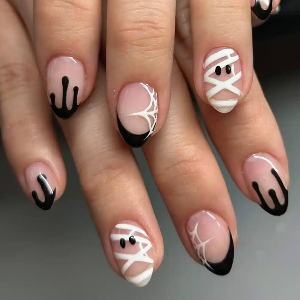 Kreatives Kunstnägel Set mit Halloween-Motiven Brehn