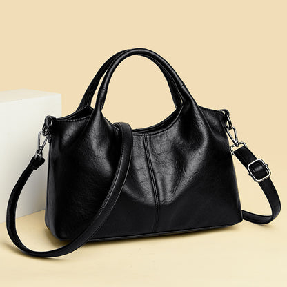 Klassische Kunstleder Handtasche Brehn