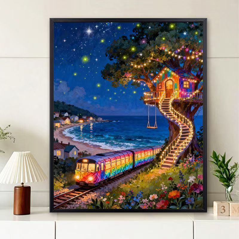 Vibrant Scenic Sunset Wandkunst Brehn