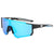 Unisex Futuristic Shield Sonnenbrille Brehn