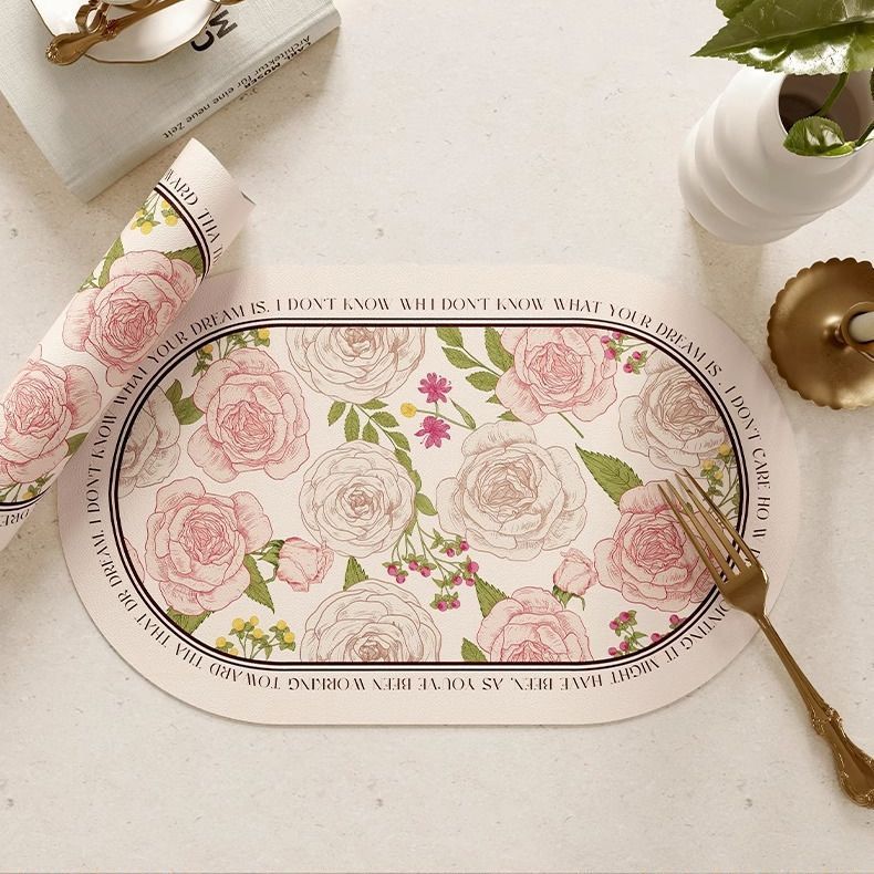 Tischdecke Floral Platzsets Brehn