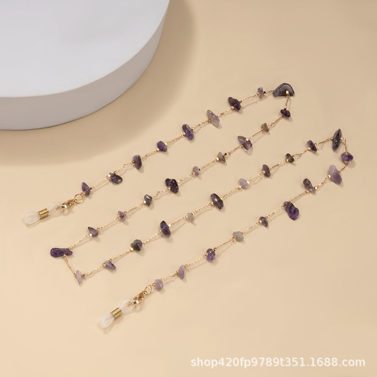 Multi-Farbige Stein Kettenhalskette Brehn