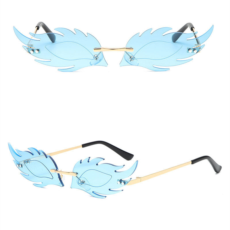 Fashion Statement Blatt Design Sonnenbrille Brehn