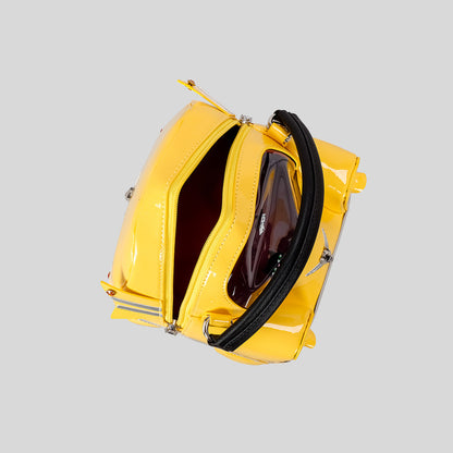 Verspielte taxi-förmige Handtasche