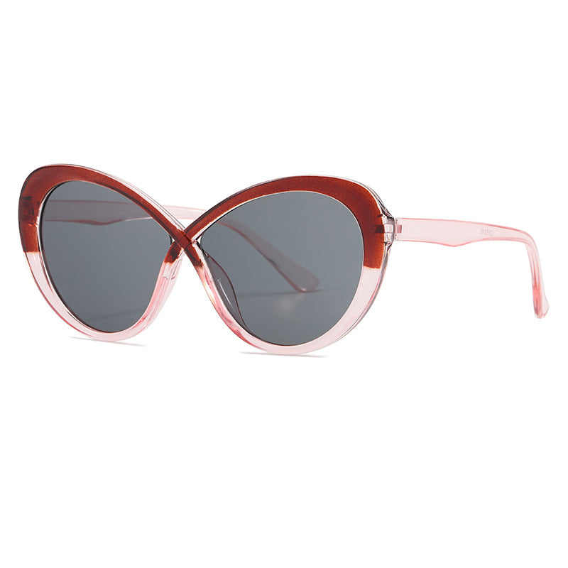 Damen Cat-Eye Sonnenbrille mit verspiegelten Gläsern Brehn