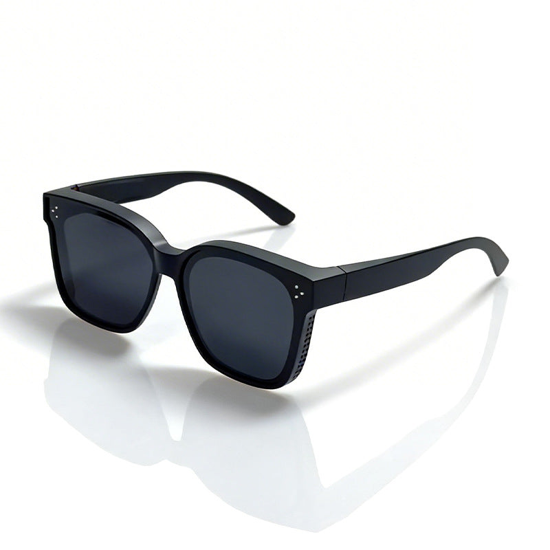 Fette geometrische Rahmen Sonnenbrille Brehn