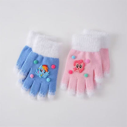 Süße Plüsch Cartoon-Thema Handschuhe ohne Finger Brehn