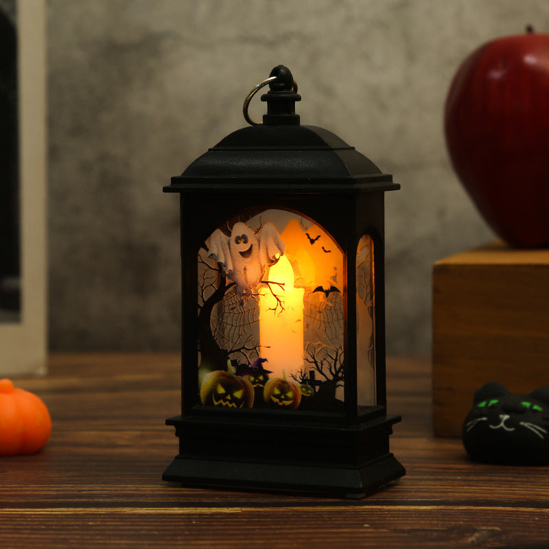 Nostalgische Laterne mit Halloween-Motiv Brehn