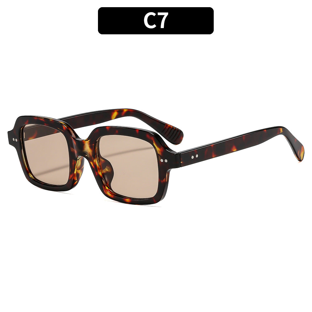 Eleganter Stil Stylische Quadratische Rahmen Sonnenbrillen