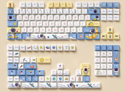 Retro-Raum-Themen-Tastatur Brehn