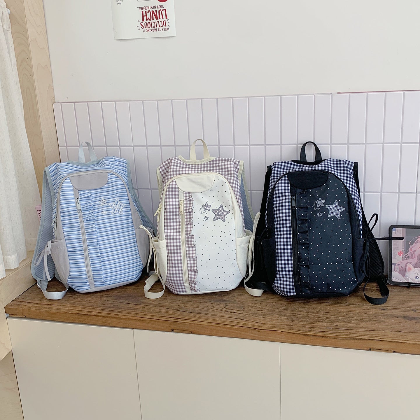 Kinderleichter gestreifter Rucksack Brehn