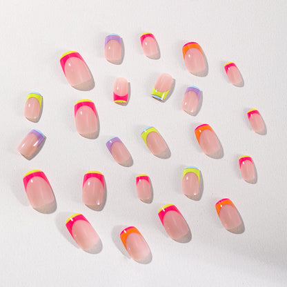 Künstlerische Gradient-Nagelverlängerungen Brehn