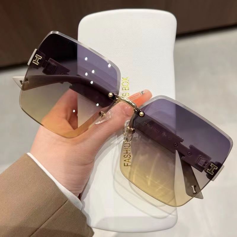 Oversized Quadrat Mode Sonnenbrille Brehn