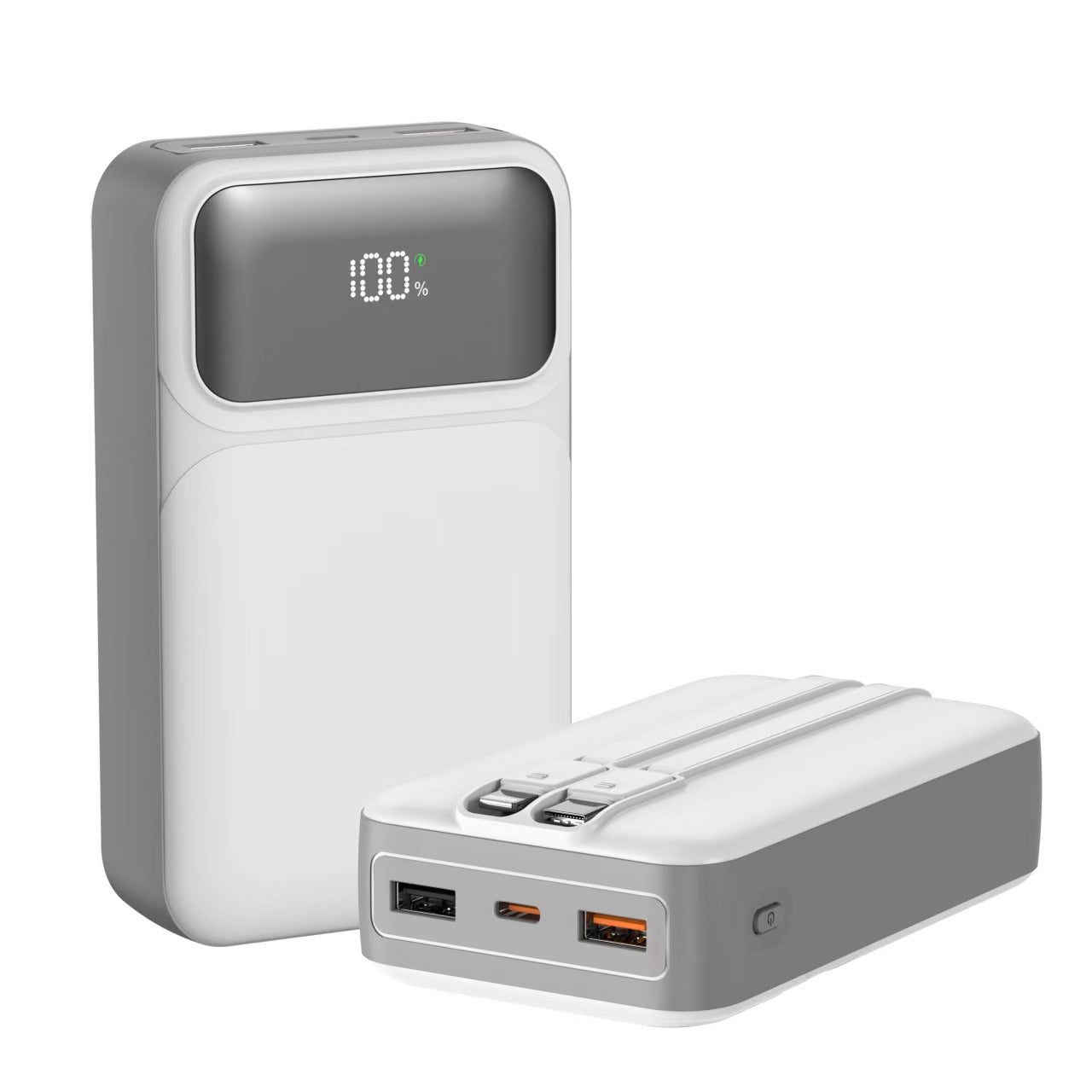 Powerbank mit Intelligenter Schnellladefunktion und Digitaler Anzeige Brehn