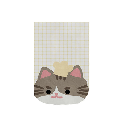 Cute Cartoon Cat Chef Cotton Kitchen Tea Towel