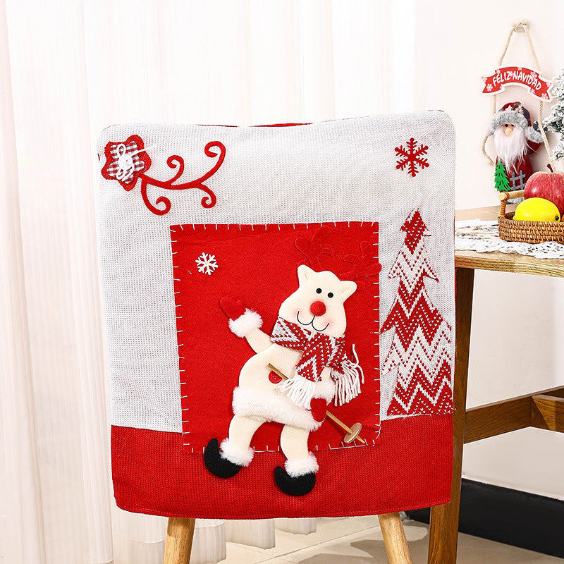 Festliche Stuhlüberzüge mit Weihnachtsmotiv Brehn