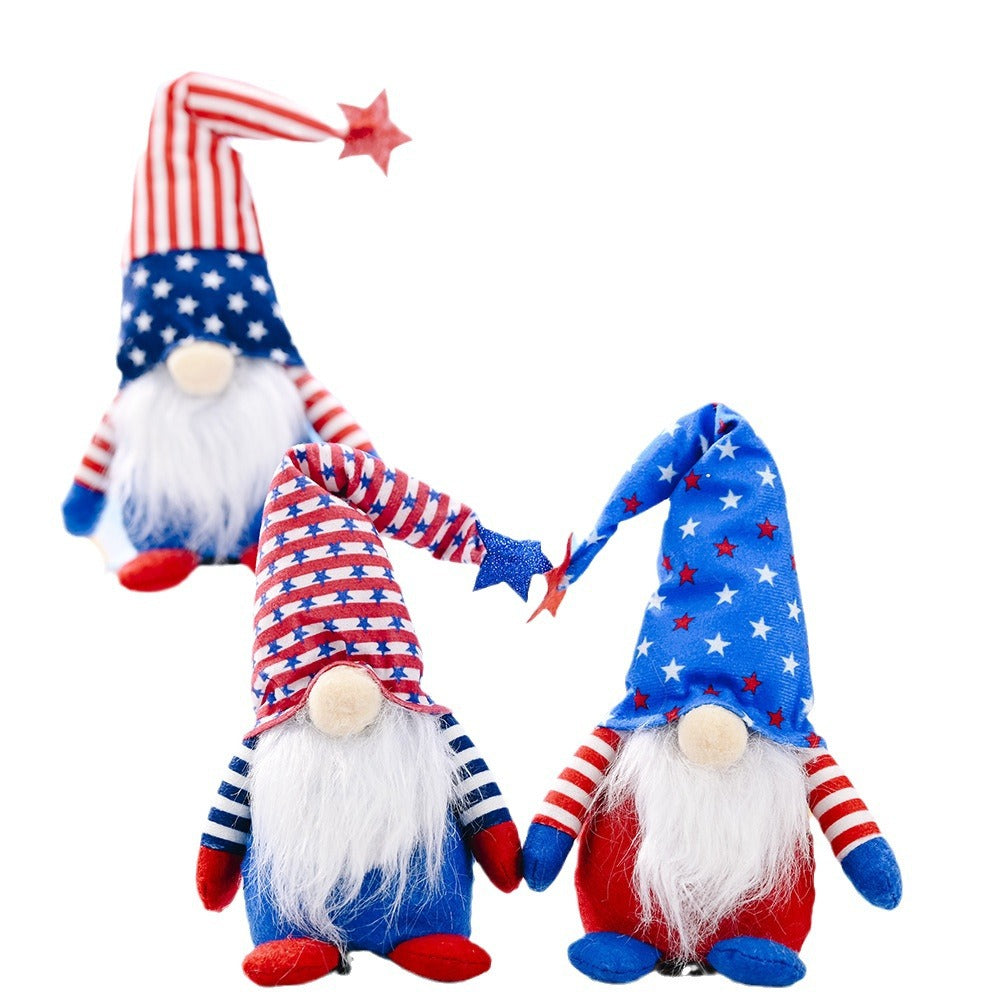 Festlicher Plüsch-Gnom-Figurine Brehn