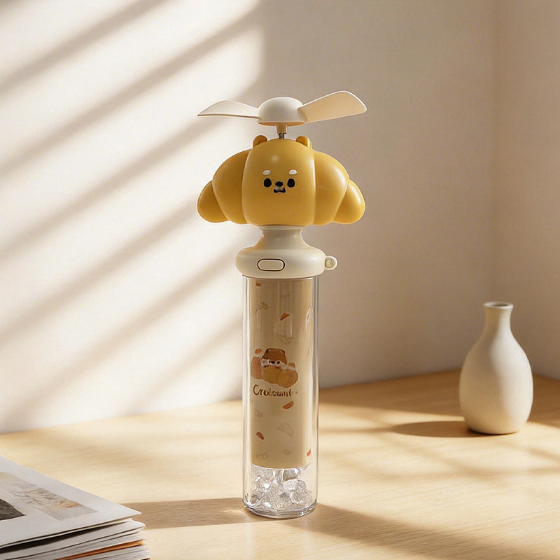 Damen kreativer tragbarer Mini-Ventilator mit Katzenmotiv Brehn