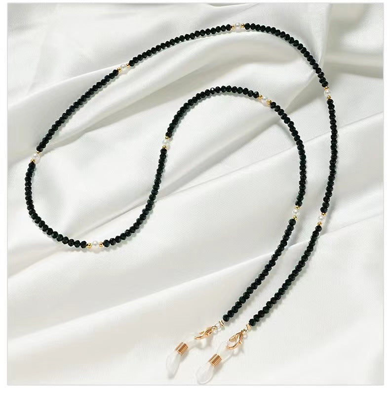 Elegante Perlen Brille Kette Brehn