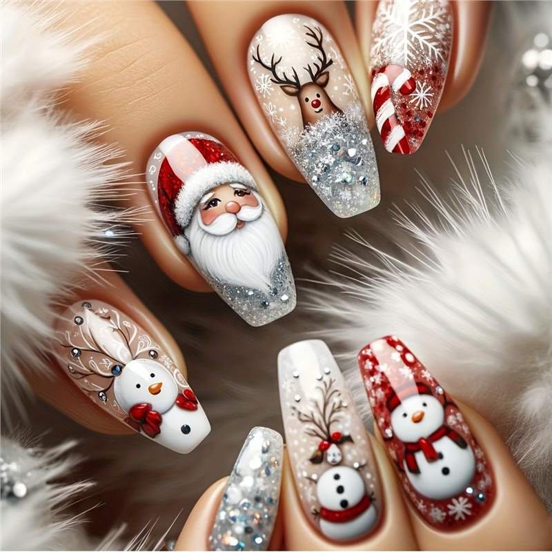Festliche Feiertags Themen Nagelkunst Brehn