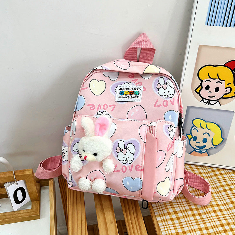 Süßes Plüsch-Hase-Themen Mini-Rucksack Brehn