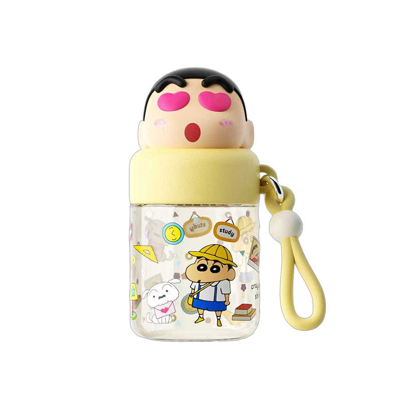 Damen Trinkflasche mit verspieltem Tierkopf-Design Brehn