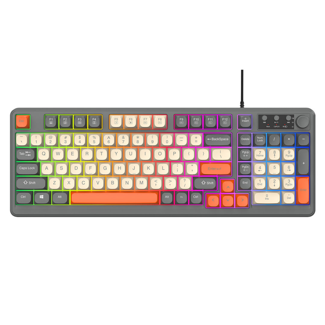 Verdrahtete RGB Gaming-Tastatur und Präzisions-Gaming-Maus Brehn