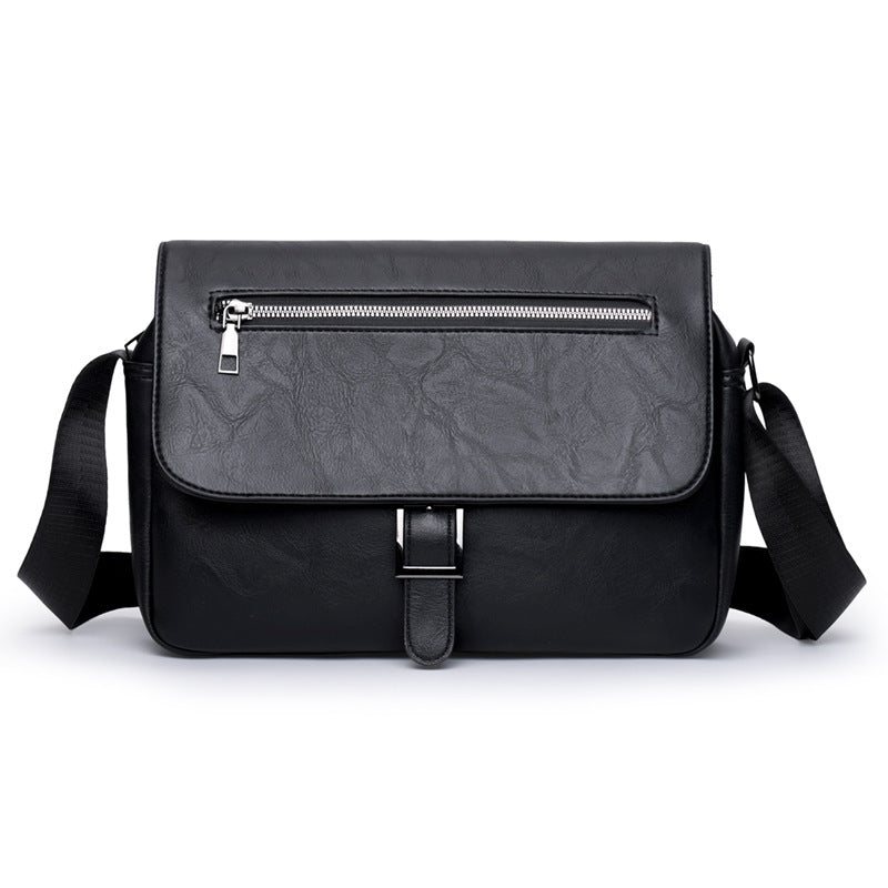 Stilvolle Leder Messenger Bag